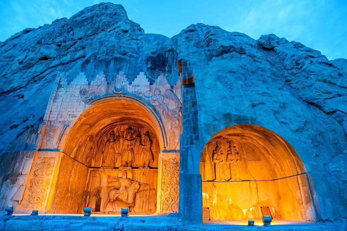  اصابت موشک اسرائیل به نزدیکی طاق بستان کرمانشاه 