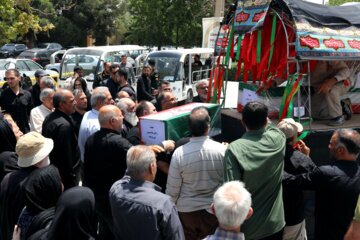  تشییع باشکوه پیکر رایان قاسمیان کوچک ترین شهید ایران + عکس