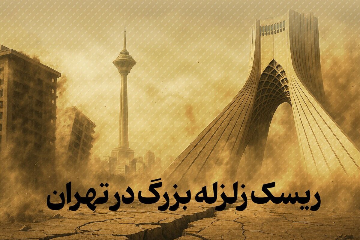  روی این نقشه ببینید در منطقه پرخطر زلزله تهران زندگی می‌کنید یا نه! 