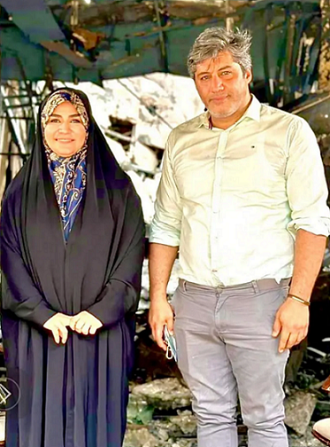 سحر امامی از شوهر جذاب و قد بلندش رونمایی کرد@