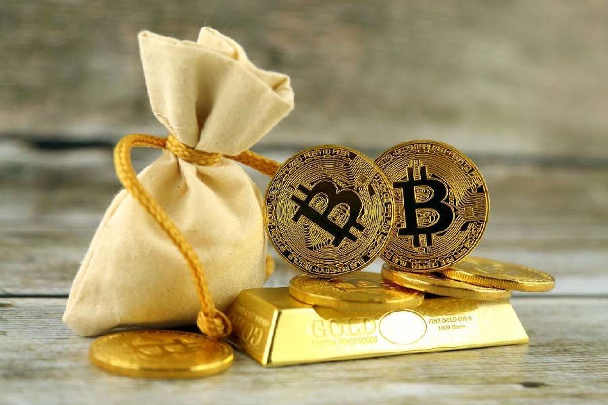 آیا بیتکوین میتواند به جایگاه طلا برسد؟+ جدول آیا بیتکوین میتواند به جایگاه طلا برسد؟+ جدول