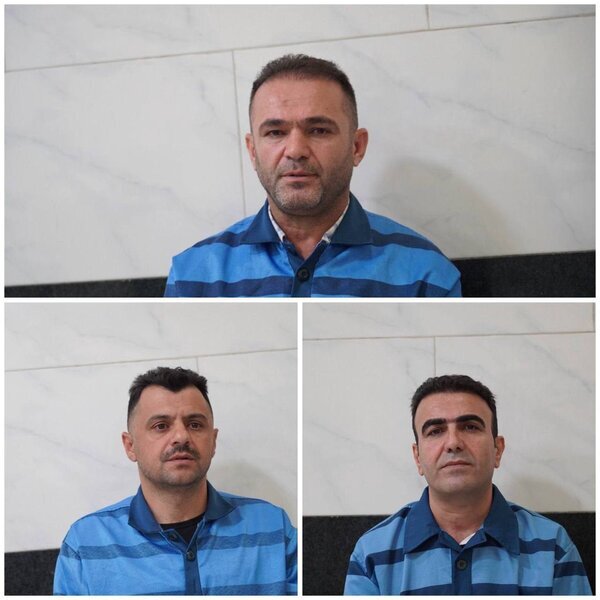 صبح امروز ۳ جاسوس موساد اعدام شدند + عکس