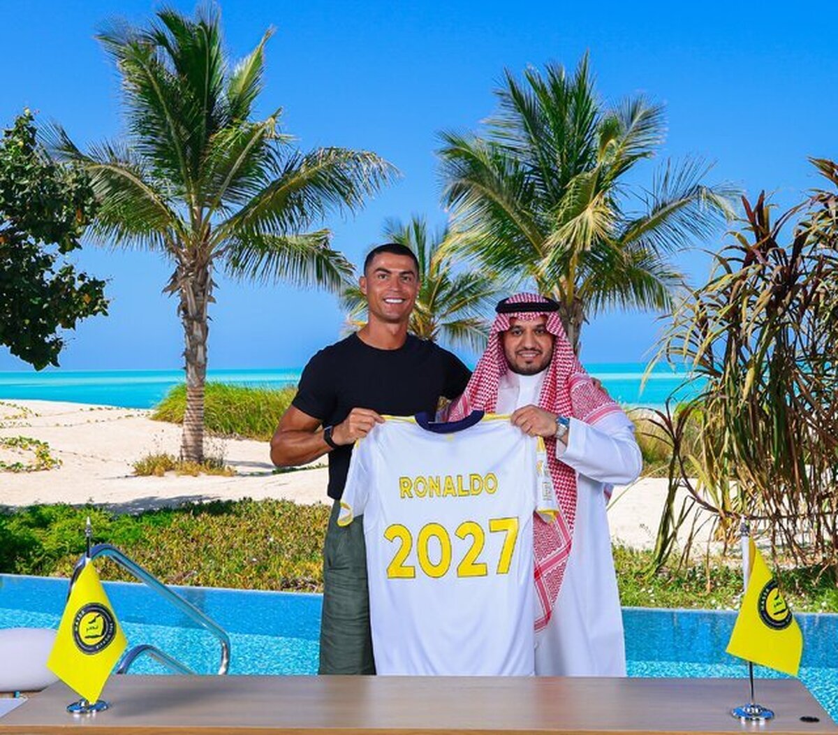 رونالدو با النصر تمدید کرد