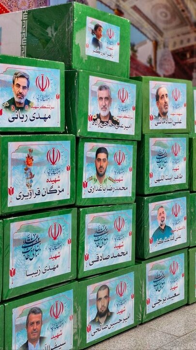 اولین تصاویر از تابوت‌های شهدای جنگ تحمیلی منتشر شد