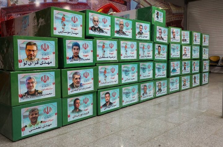 اولین تصاویر از تابوت‌های شهدای جنگ تحمیلی منتشر شد