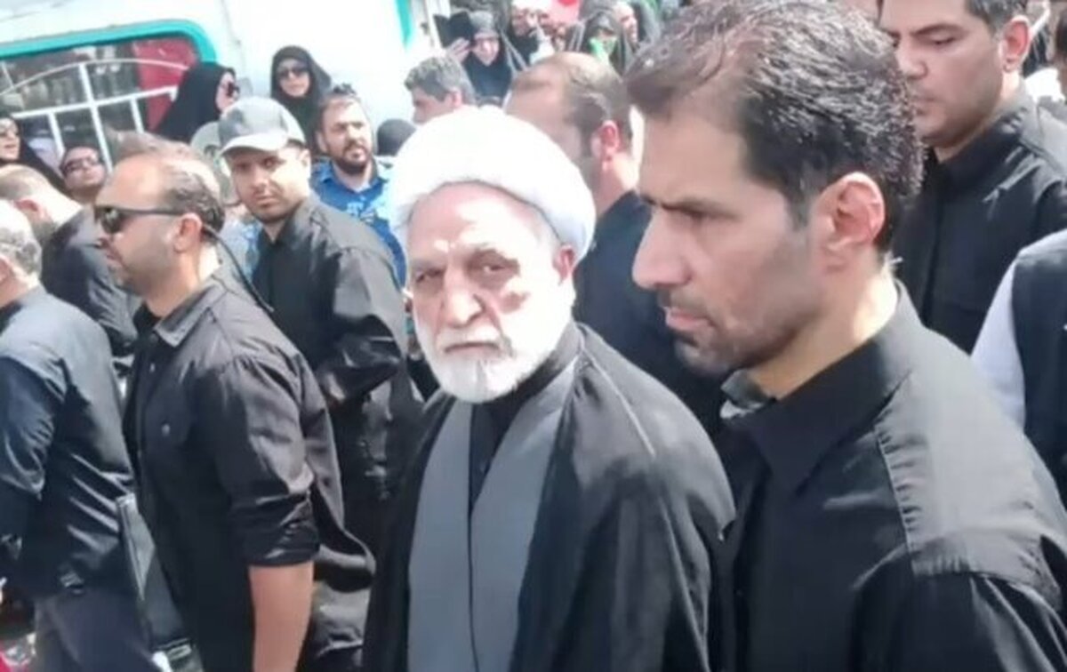 حضور رئیس قوه قضائیه در مراسم تشییع پیکر شهدای اقتدار