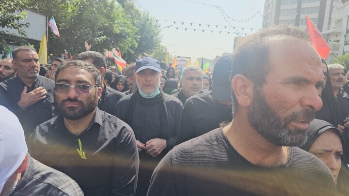 حضور قالیباف در مراسم باشکوه تشییع شهدای اقتدار ایران