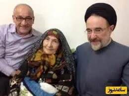 تصویر دیده‌نشده از سیدمحمد خاتمی در کنار مادرش + عکس
