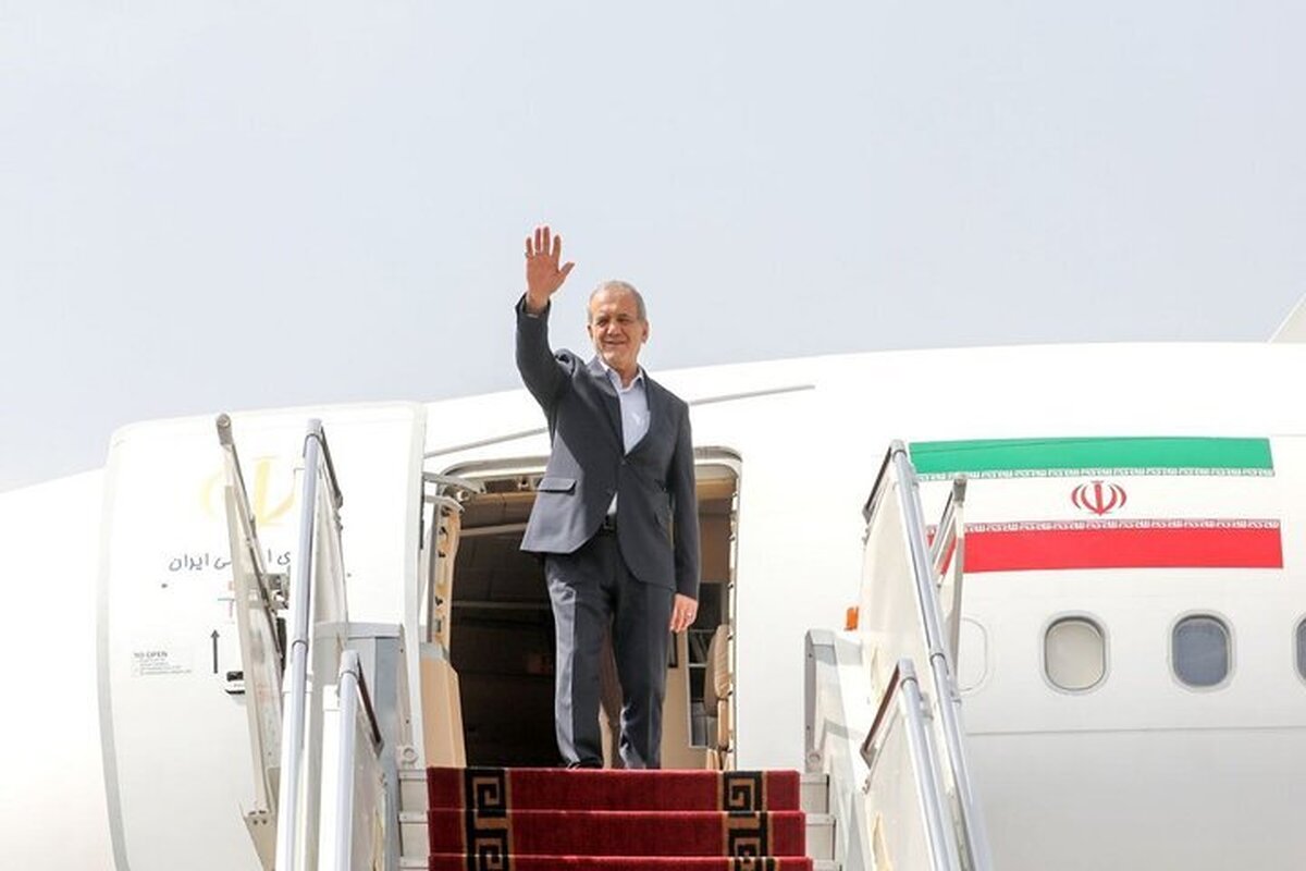 پایان سفر پزشکیان به پاکستان / رئیس جمهور عازم تهران شد