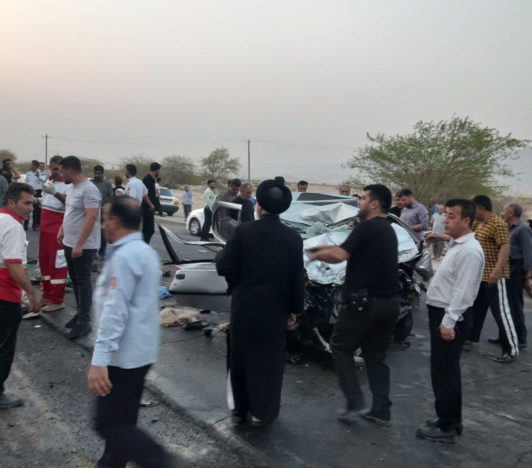 تصادف هولناک زائران ایرانی در دهلران+ تصاویر