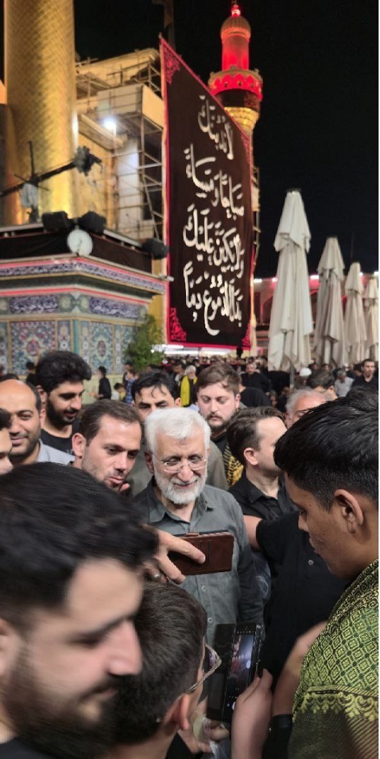 سلفی سعید جلیلی در حرم امیرالمومنین در نجف