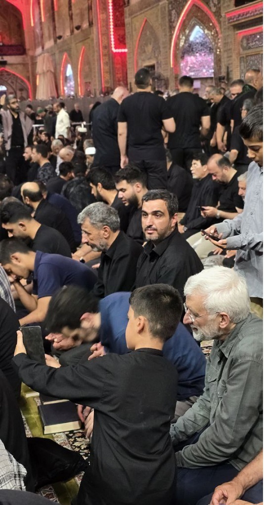 سلفی سعید جلیلی در حرم امیرالمومنین در نجف
