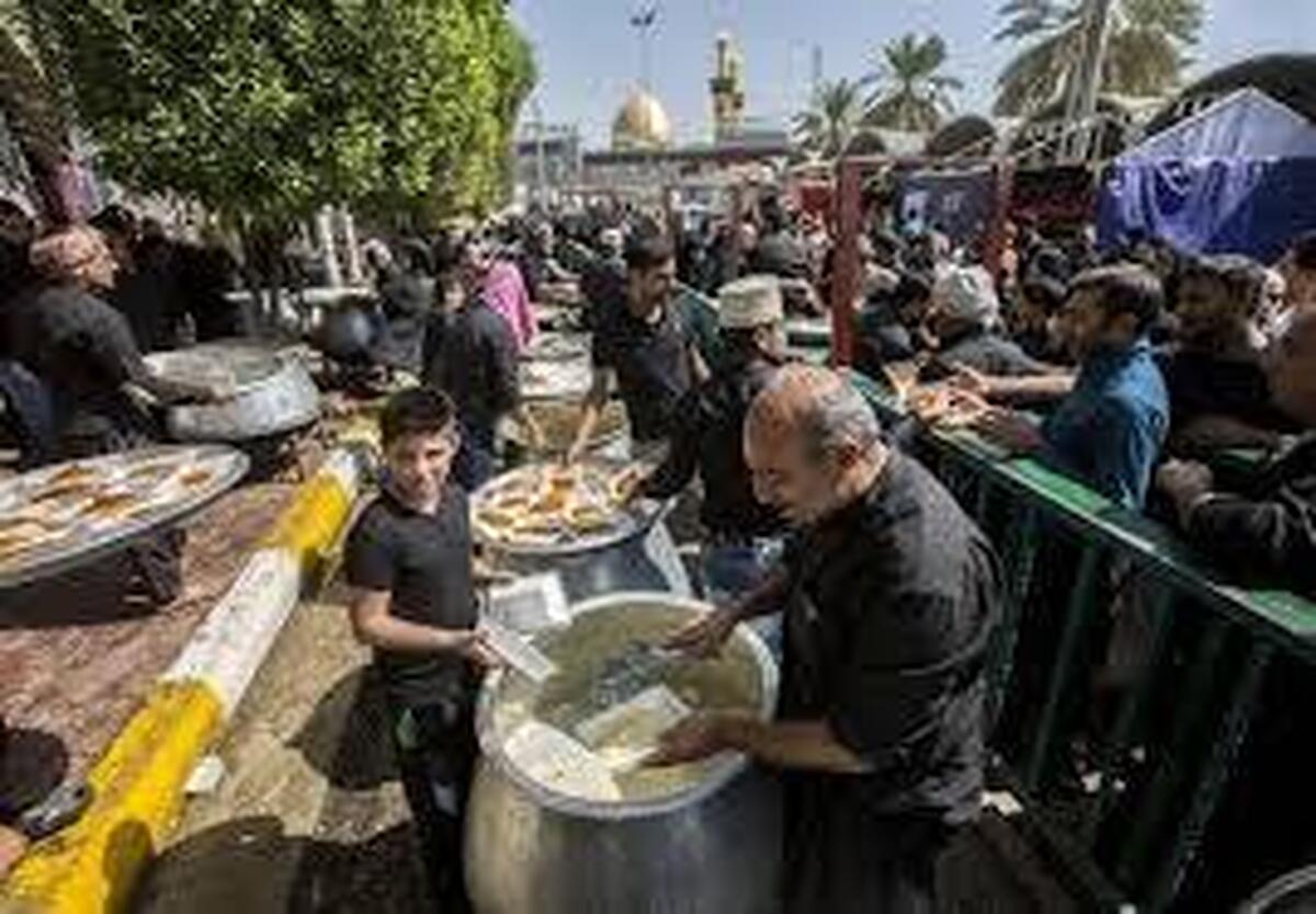توزیع ۵۲ میلیون پرس غذا توسط موکب های ایرانی در مراسم اربعین+ فیلم