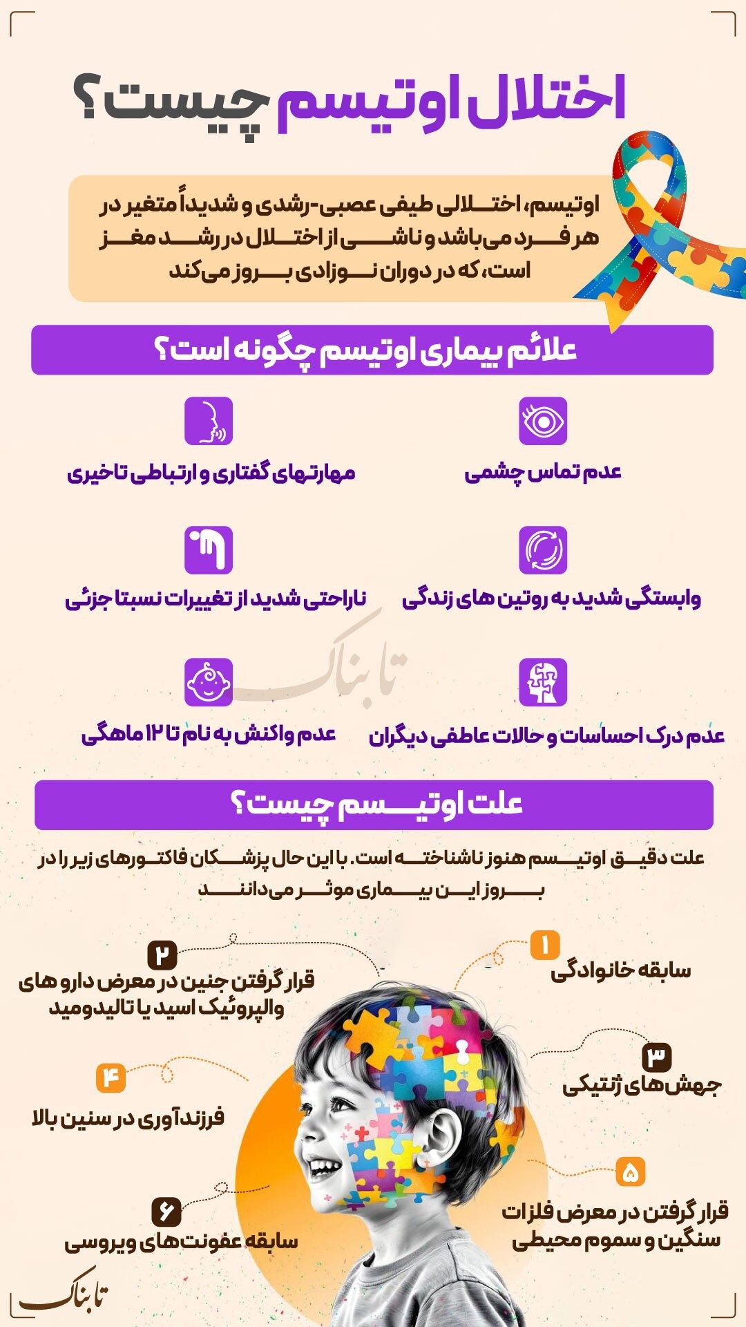 اینفوگرافیک/ همه چیز درباره اوتیسم