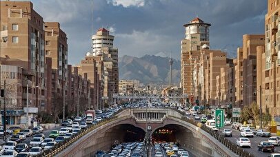 وضعیت ترافیک صبحگاهی در معابر و بزرگراه‌های تهران