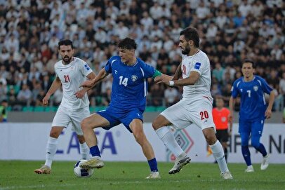 گل پیروزی ازبکستان به ایران توسط علیجانوف + فیلم