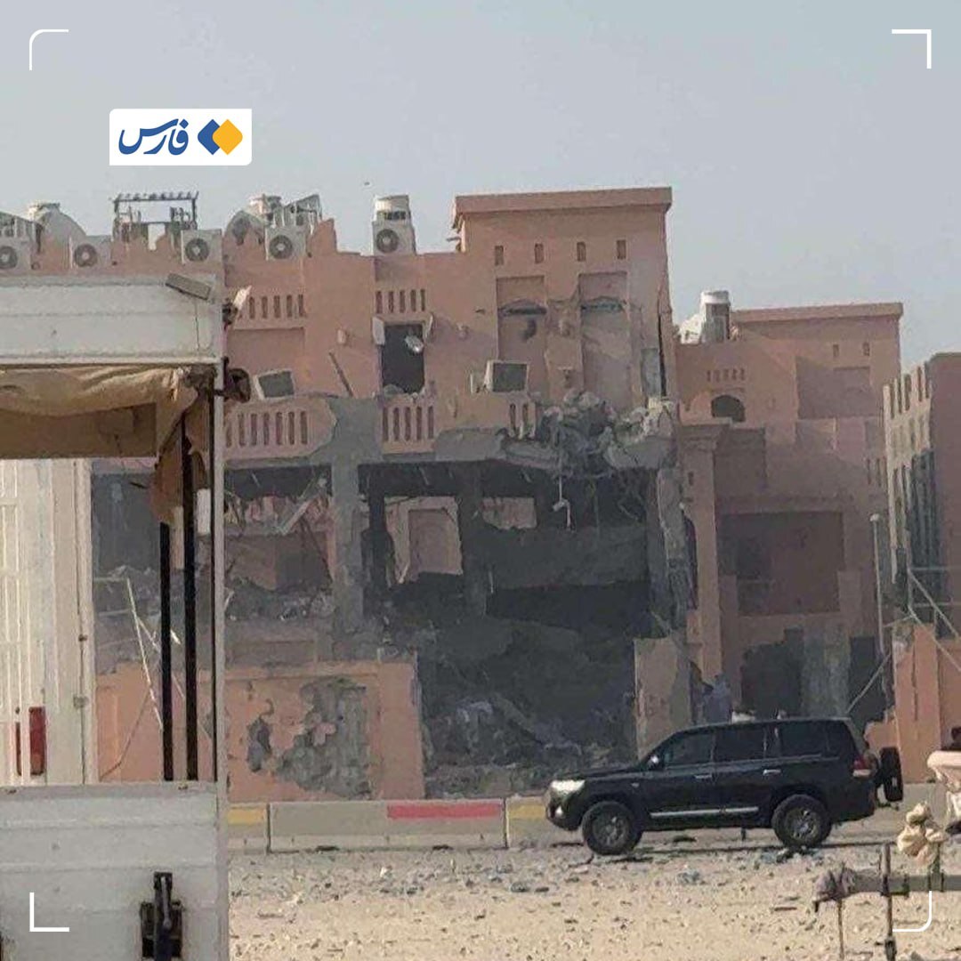 اولین تصویر از محل انفجار در قطر