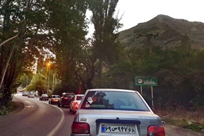 محدودیت‌های ترافیکی در محور چالوس/ چالوس یکطرفه شد