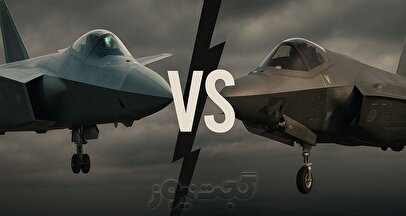 جنگنده چینی J-۲۰ مقابل آمریکایی F-۳۵ / اژدها رعد را شکست می‌دهد؟