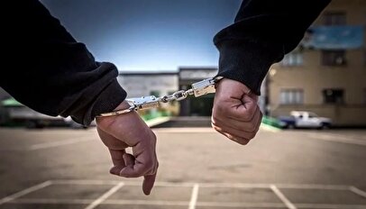 لحظه کشیدن کلاشنیکف در نزاع خیابانی و دستگیری متهم توسط پلیس + فیلم