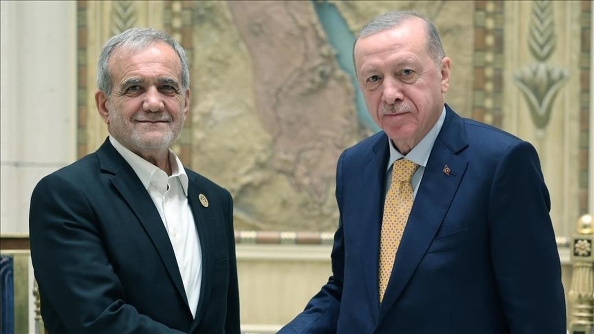 این تصویر از پزشکیان و اردوغان پربازدید شد+ عکس