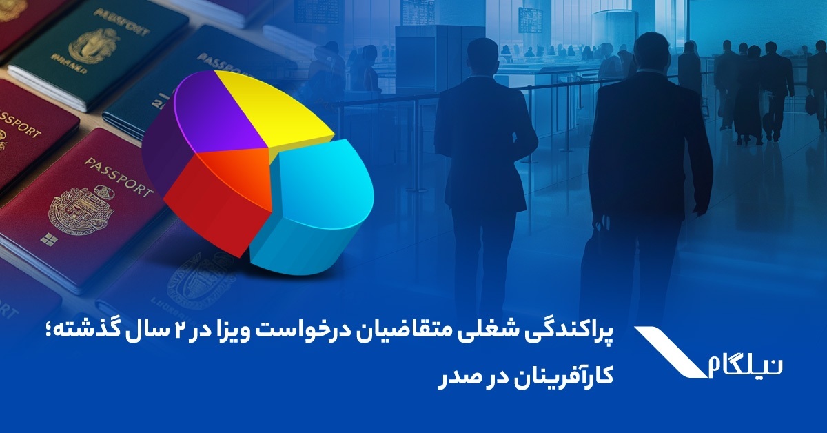 پراکندگی شغلی متقاضیان درخواست ویزا در ۲ سال گذشته؛ کارآفرینان در صدر