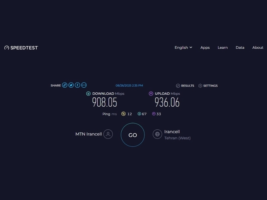 ثبت سرعت ۱.۹۵۱ گیگابیتی 5G ایرانسل در حضور معاون رئیس‌جمهوری