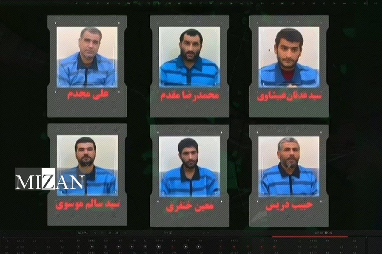 ۶ جاسوس اسرائیل صبح امروز اعدام شدند + تصاویر