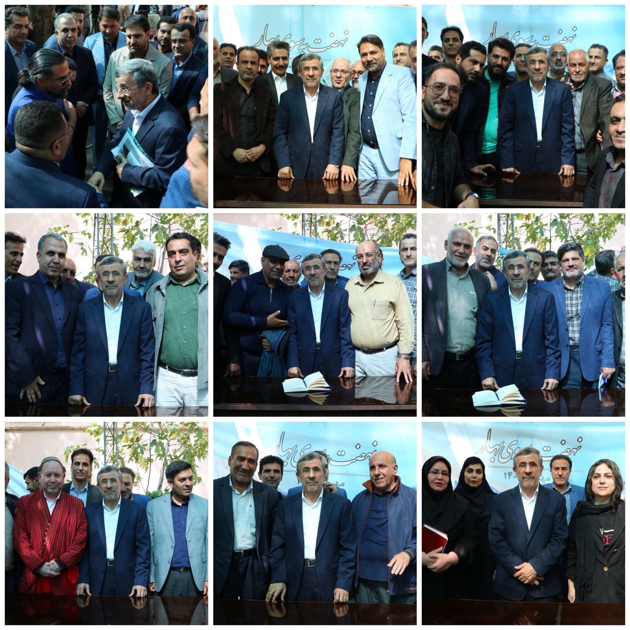 احمدی نژاد بعد از مدت ها آفتابی شد+ تصاویر خبرساز