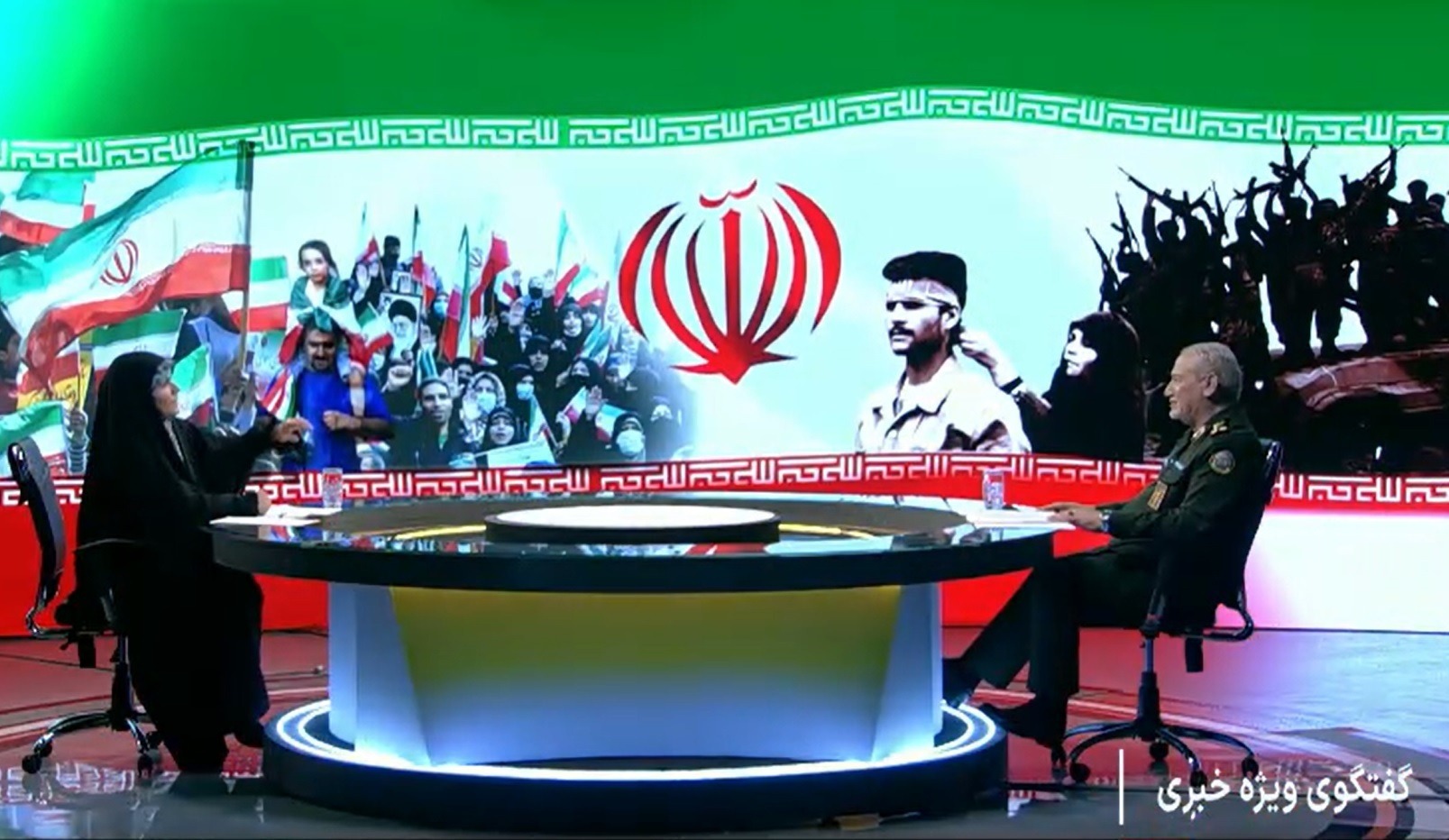 سوتی بزرگ صدا و سیما در نمایش پرچم ایران