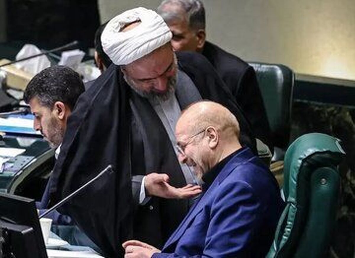 نگاه عجیب رسایی به قالیباف سوژه شد+ عکس