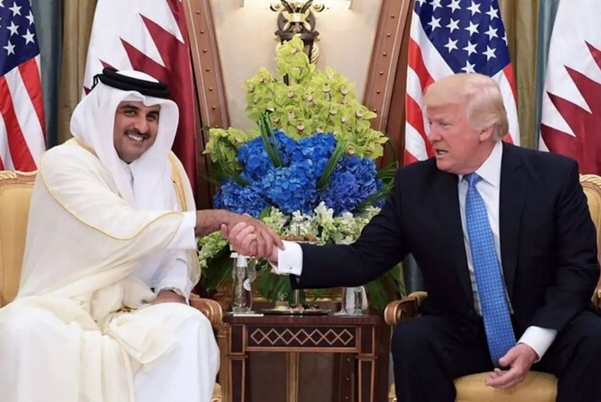 تماس تلفنی رئیس جمهور آمریکا با امیر قطر