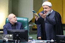 بگو مگوی قالیباف و رسایی در مجلس/ رسایی: اگر شما بخواهید خفه بشویم به خدا خفه می‌شویم!+ فیلم