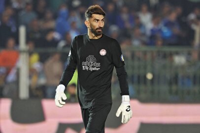 بیرانوند بهترین بازیکن دیدار تراکتور- الشرطه