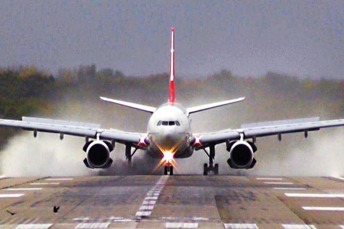 اعلام آماده باش در فرودگاه واشنگتن+فیلم