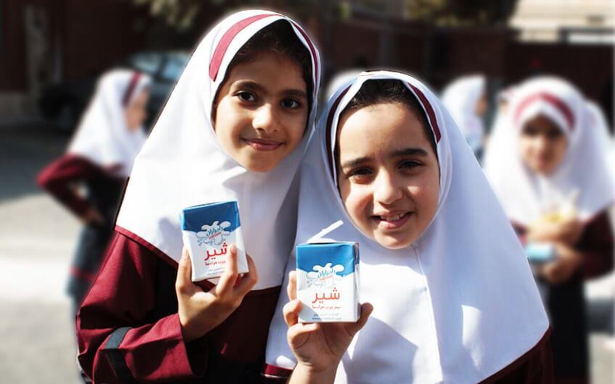 توزیع شیر در مدارس به مشکل جدید برخورد