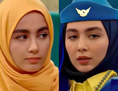 استایل پاییزی سارا و نیکای سریال پایتخت در یک مراسم با ست هم رنگ+ عکس