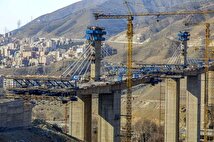 بلندترین پل خاورمیانه در مسیر تهران - کرج+ فیلم