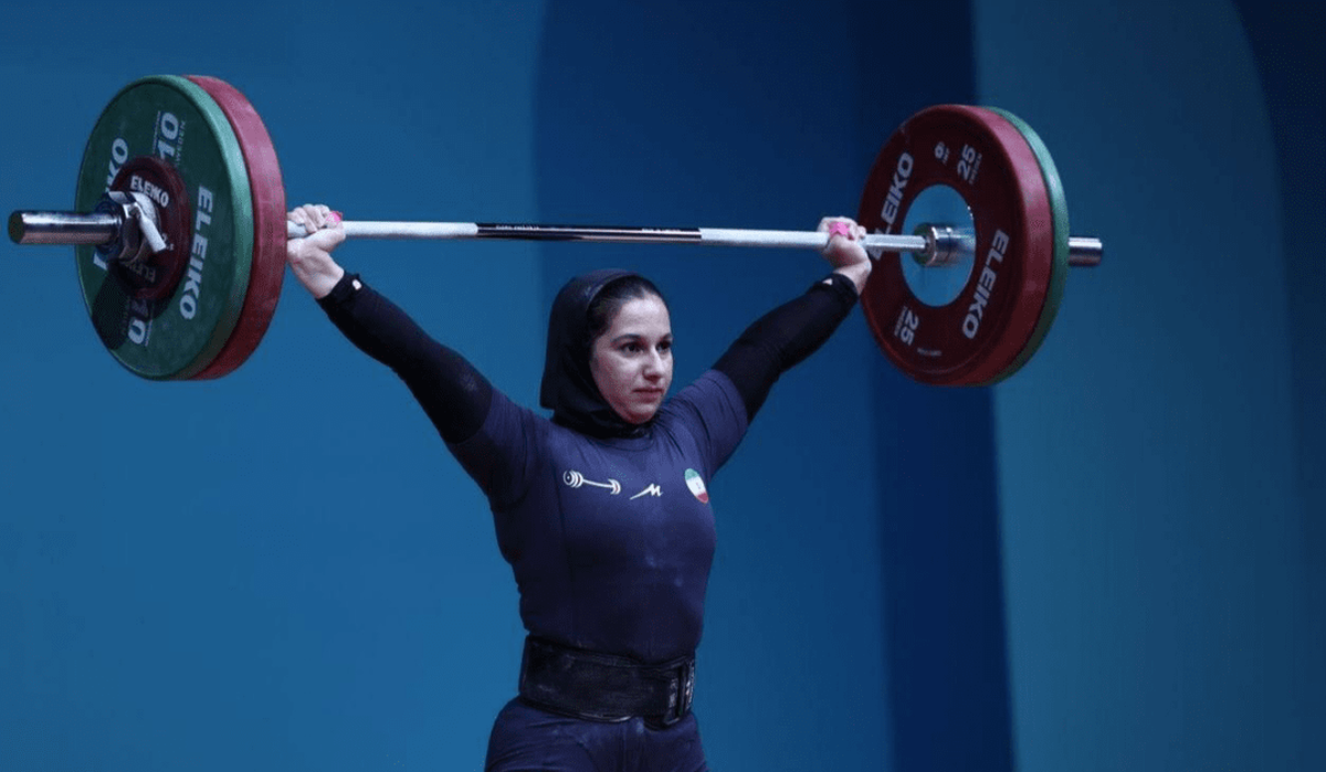 درخشش دختر وزنه‌بردار ایرانی در ریاض+ فیلم