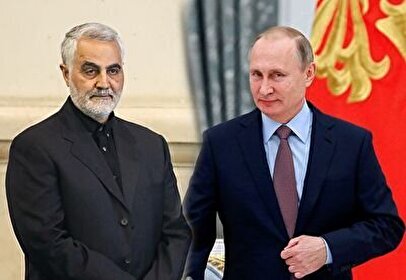 مکالمه پوتین و سردار سلیمانی درباره جنگ سوریه و برجام + فیلم