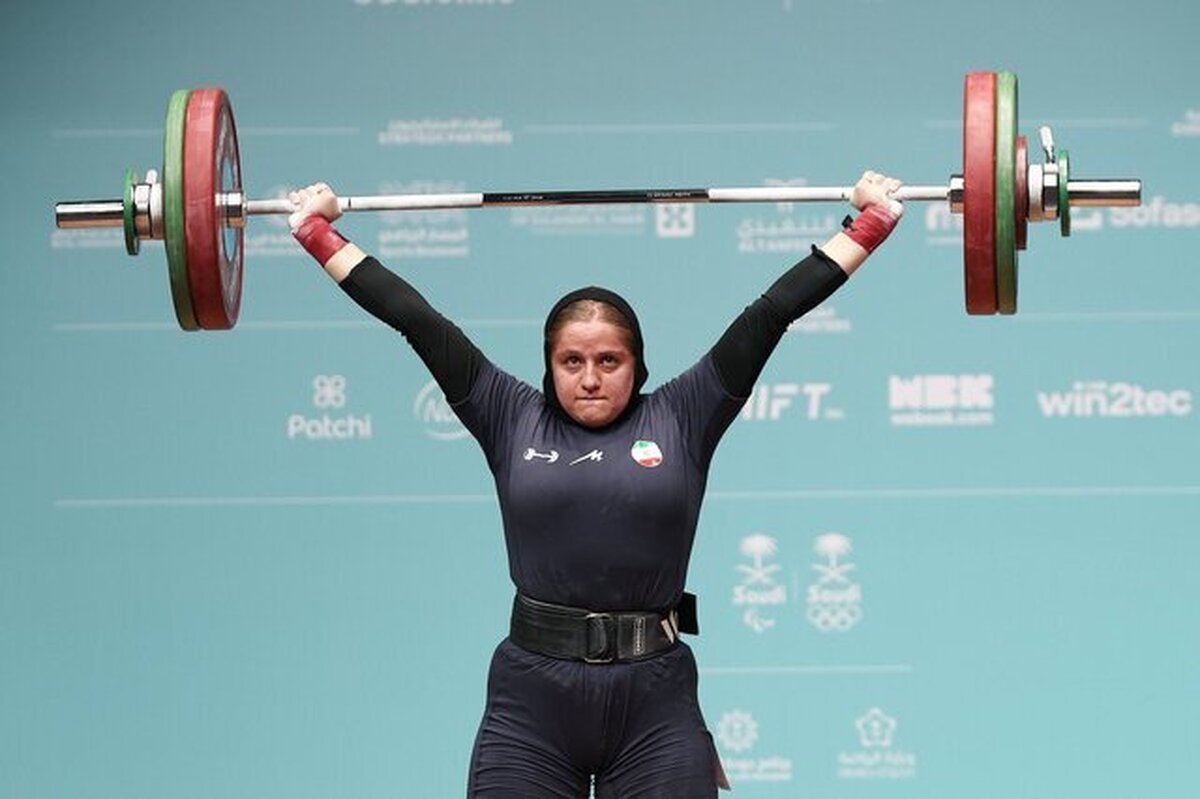 مهسا بهشتی، دختر وزنه‌بردار ایران یک طلا و ۲ برنز به خانه آورد / ثبت رکورد ۱۳۴ کیلوگرم دوضرب