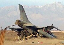 لحظات انهدام هواپیمای متجاوز توسط اف-16 + فیلم