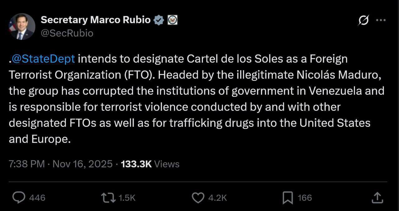 ترامپ: مادورو رهبر یک سازمان تروریستی است/ یا دستگیرش کنید یا ترور! ترامپ: مادورو رهبر یک سازمان تروریستی است/ یا دستگیرش کنید یا ترور!