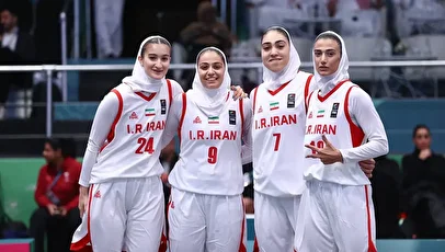 پیروزی بانوان بسکتبال ایران مقابل قطر