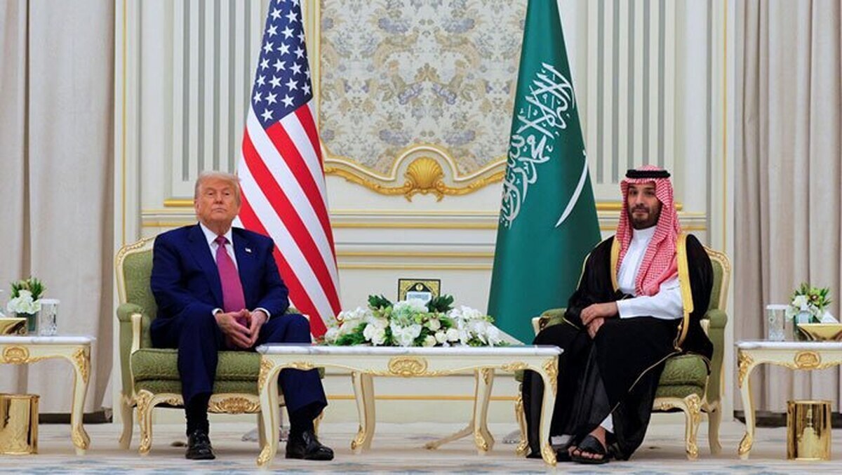 استقبال عجیب ترامپ از بن سلمان در کاخ سفید+ فیلم