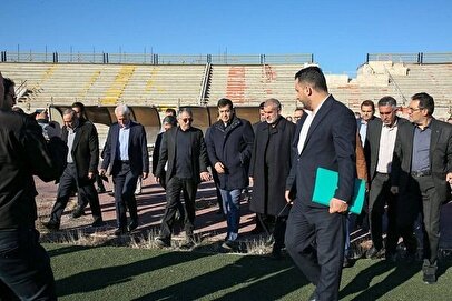 وضعیت ورزشگاه علی دایی بررسی شد / وزیر ورزش وعده تأمین بودجه داد