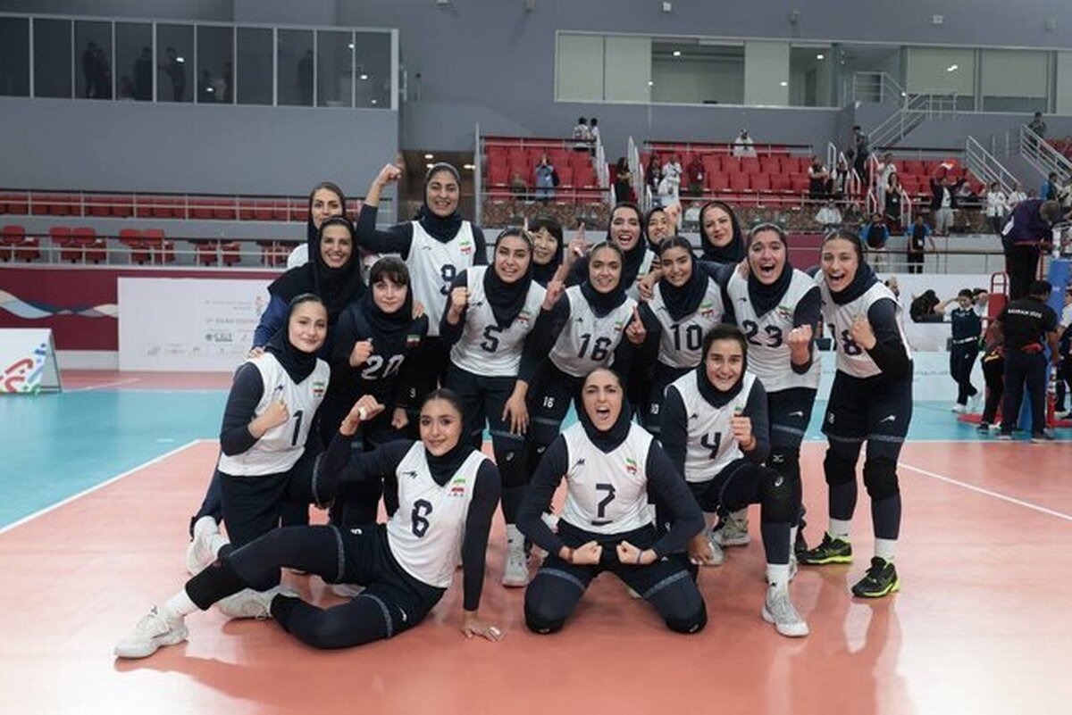 قهرمانی دختران والیبال ایران در بازیهای آسیایی بحرین قهرمانی دختران والیبال ایران در بازیهای آسیایی بحرین