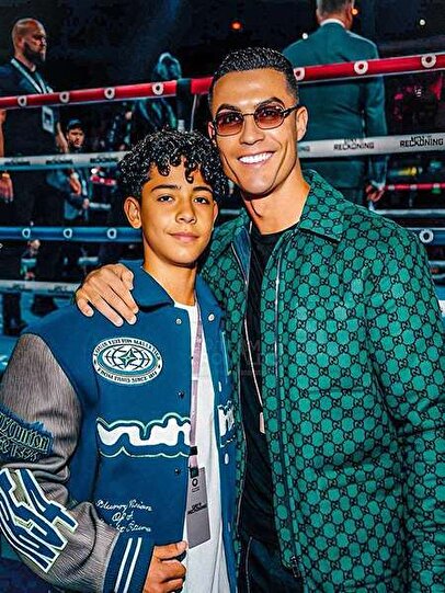 هدیه‌ خاص رونالدو به پسرش/ژست جالب کریستیانو جونیور + عکس