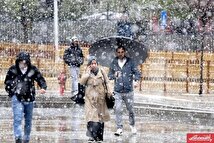 بارش برف در تهران امروز سه شنبه ۱۰ آذر ۱۴۰۴ + فیلم