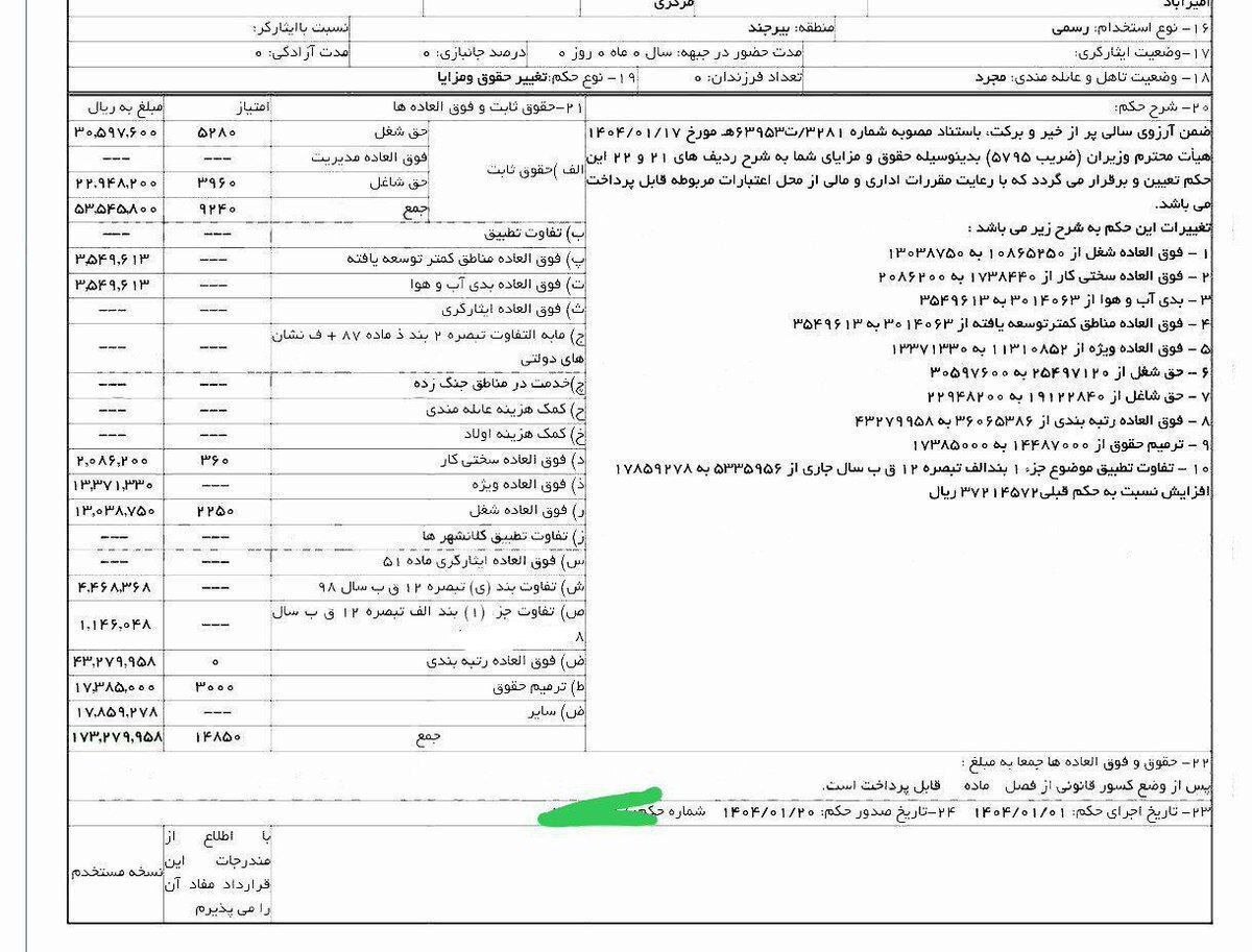 وقتی فیش حقوقی یک معلم خبرساز میشود وقتی فیش حقوقی یک معلم خبرساز میشود
